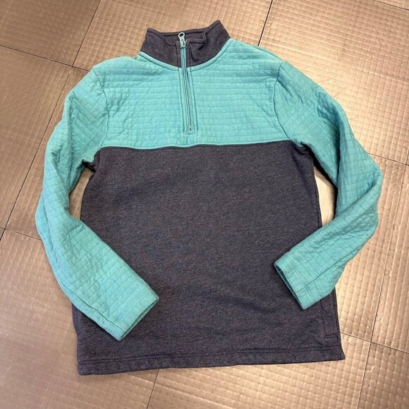 CAT & JACK BOYS M 8/10 LONG SLEEVE 3/4 ZIP WARM PULL OVER SHIRT - Picture 1 of 4